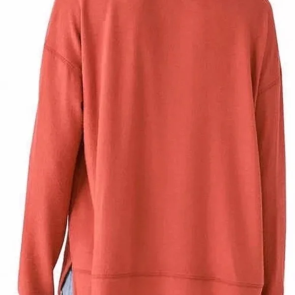 LUCKY BRAND Plus XXL soft Sweatshirt Side slits Raglan Long Sleeve casual - Picture 4 of 17